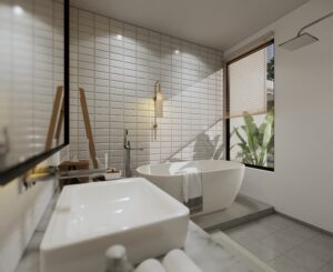 bath room villa kampot